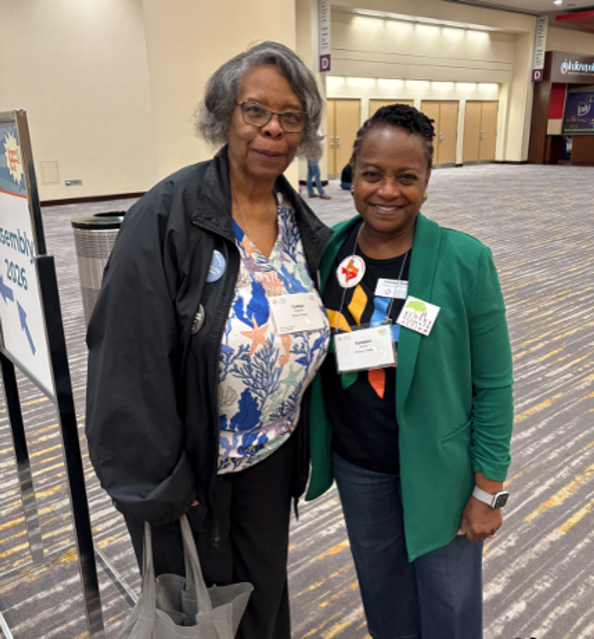 Corliss McBride and Vanessa Simon