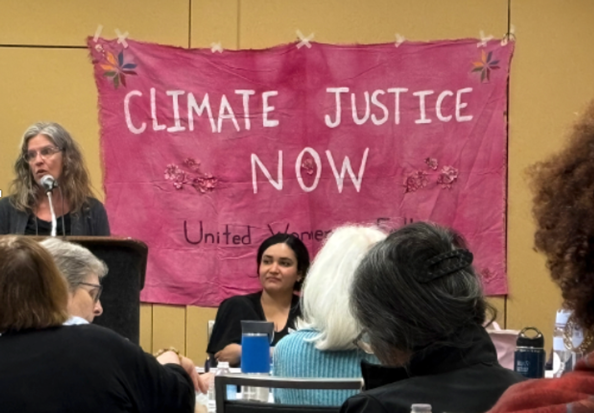 Climate Justice workshop with Ilka Vegas, UWFaith staff
