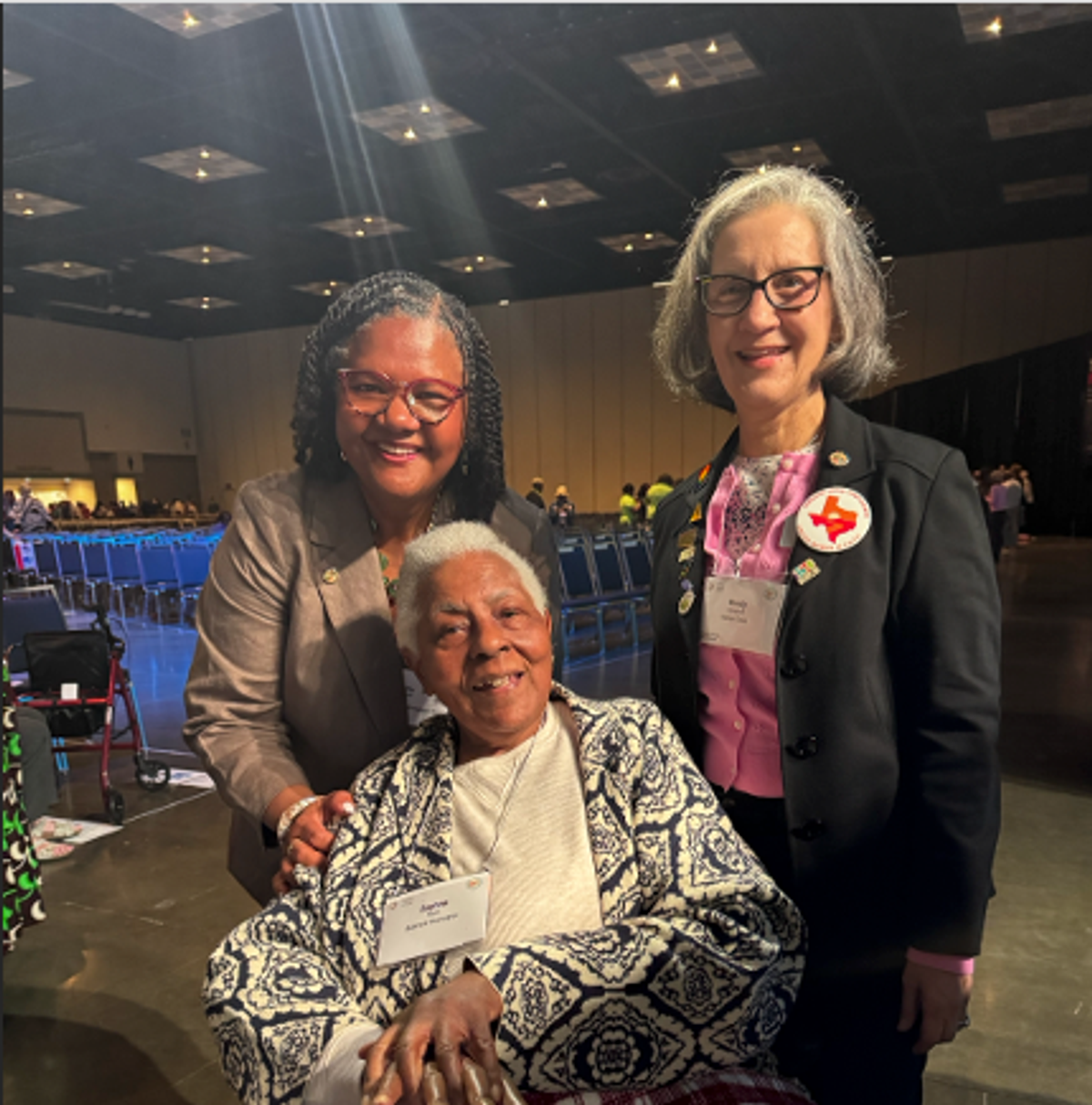 Sally Vonner with Assembly Birthday Girls