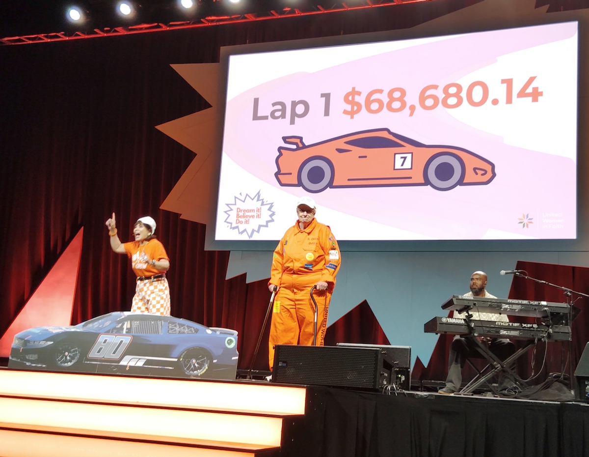 Indy inspired fundraiser for the UWFaith Legacy Fund, Lap #1