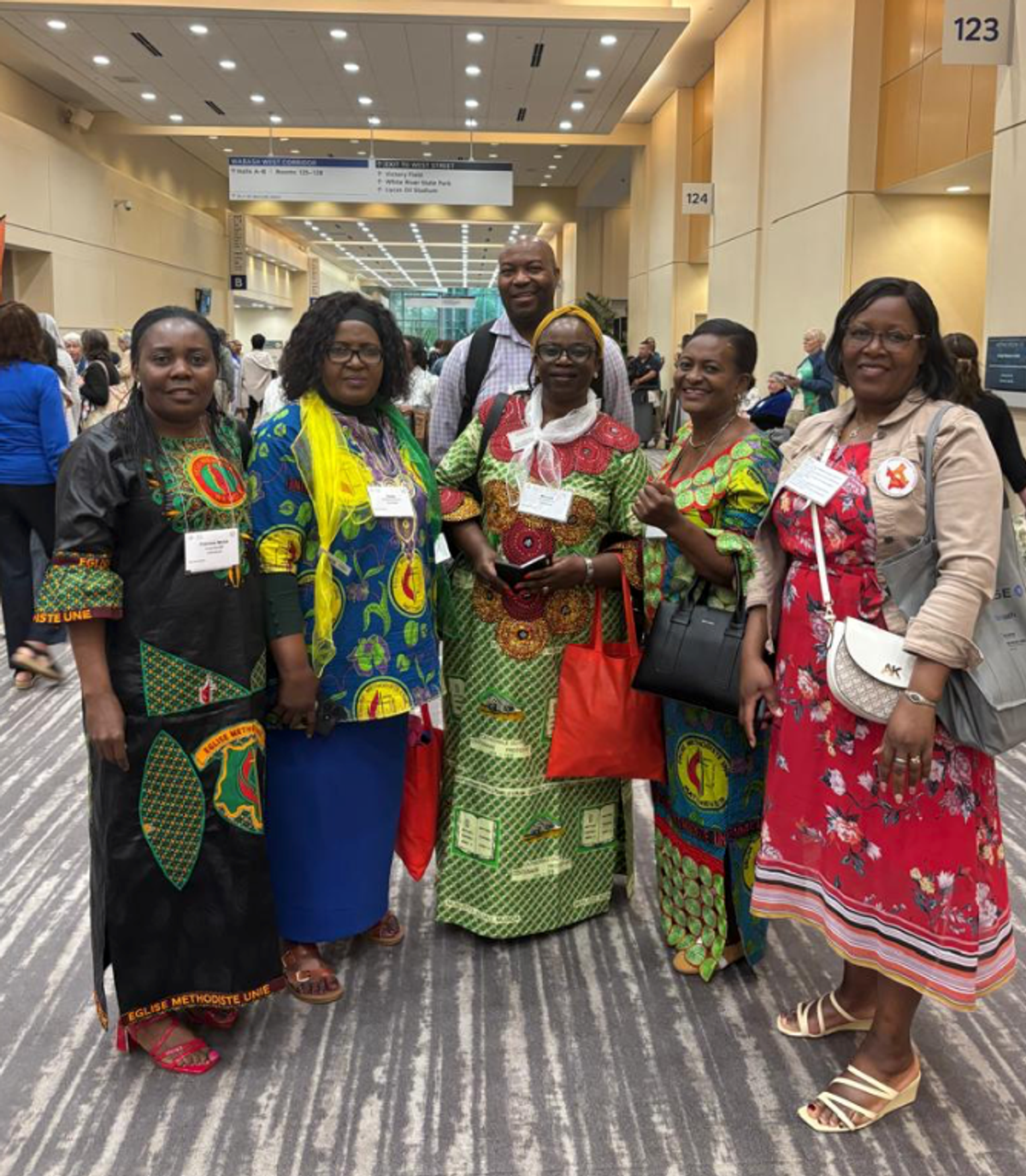 With friends from Zimbabwe and a college friend, Batsie Mukarakate (HTC member on the far left) and husband Rev. Ngoni Mukarakate.