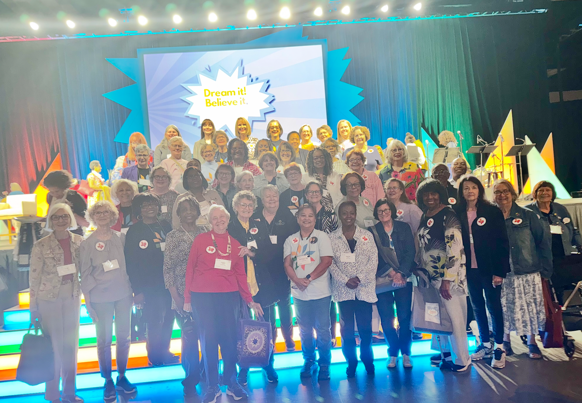 The official picture of the Horizon TX Conference women attending Assembly 2026 -- including Sally Vonner. . We are missing a few