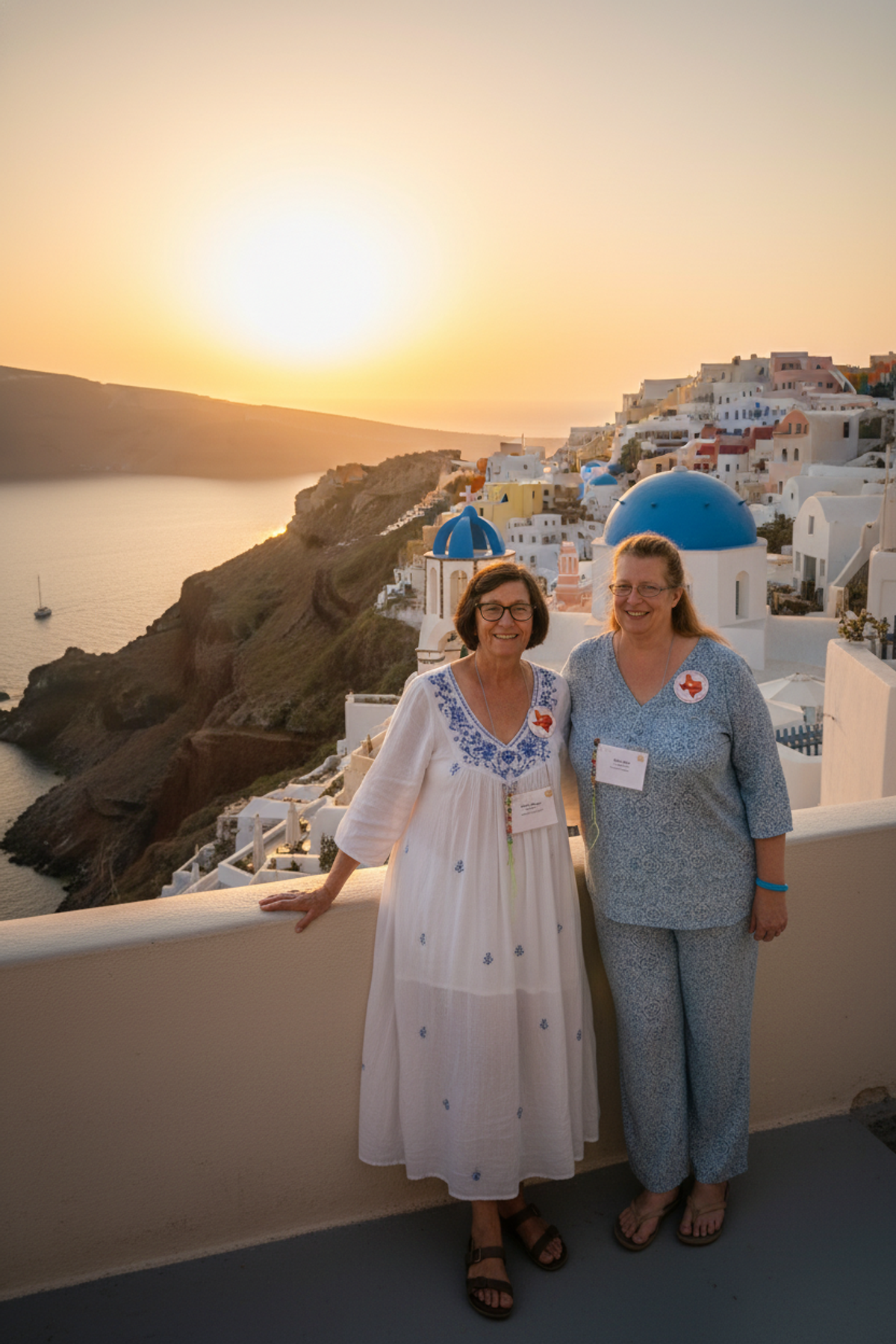 Wespath transports Sue Cates and VelvetLee Elder to Greece
