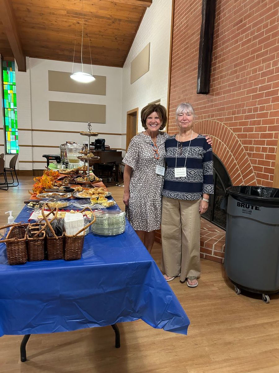 Francie Yost, Elizabeth Pope and members of the Ridgewood Park UMC UWFaith provided a table of delicious brunch treats which was beautifully arranged to create a celebratory and inviting atmosphere for Metro East District members.