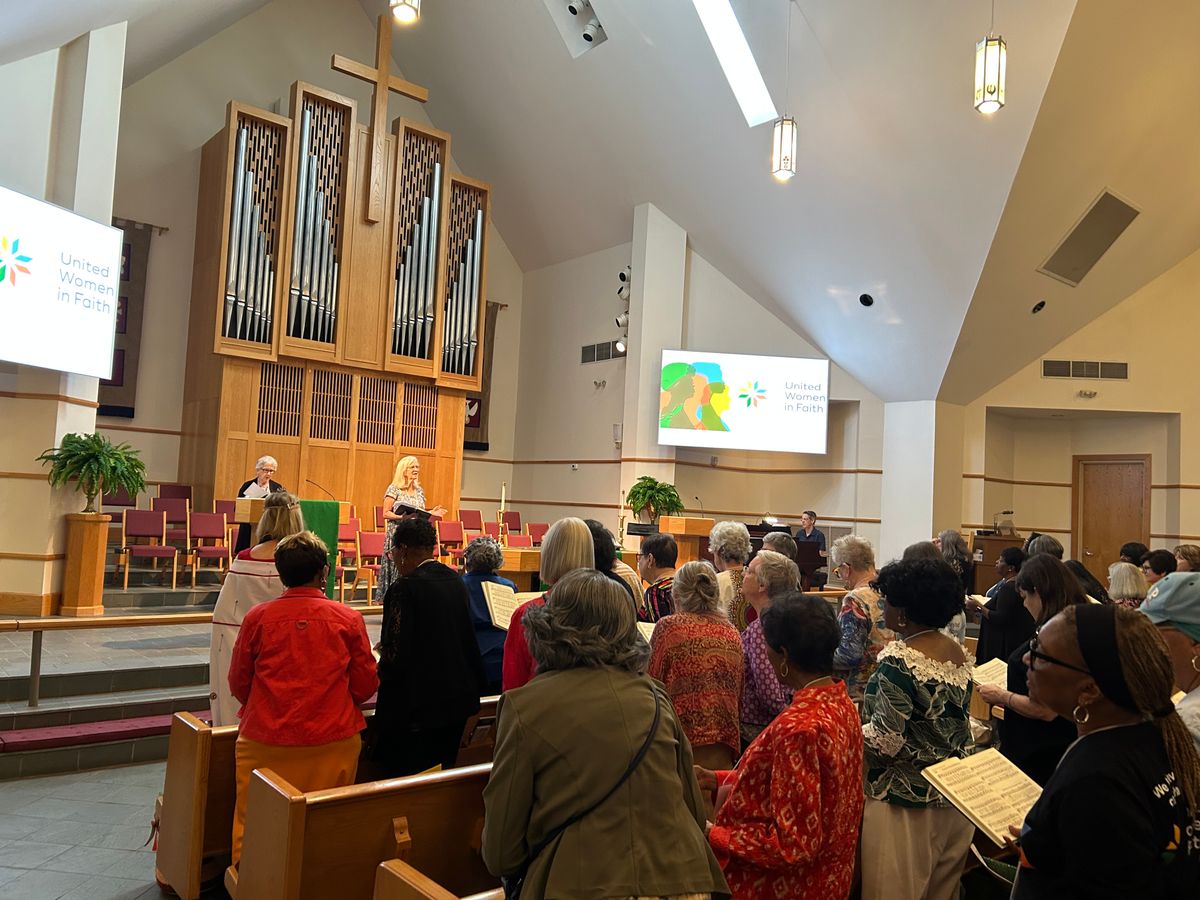 Marsha Faram was the song leader.