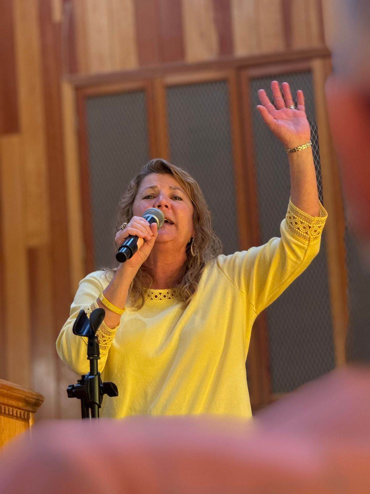 The Jimmy Johnson Family leading us in worship.