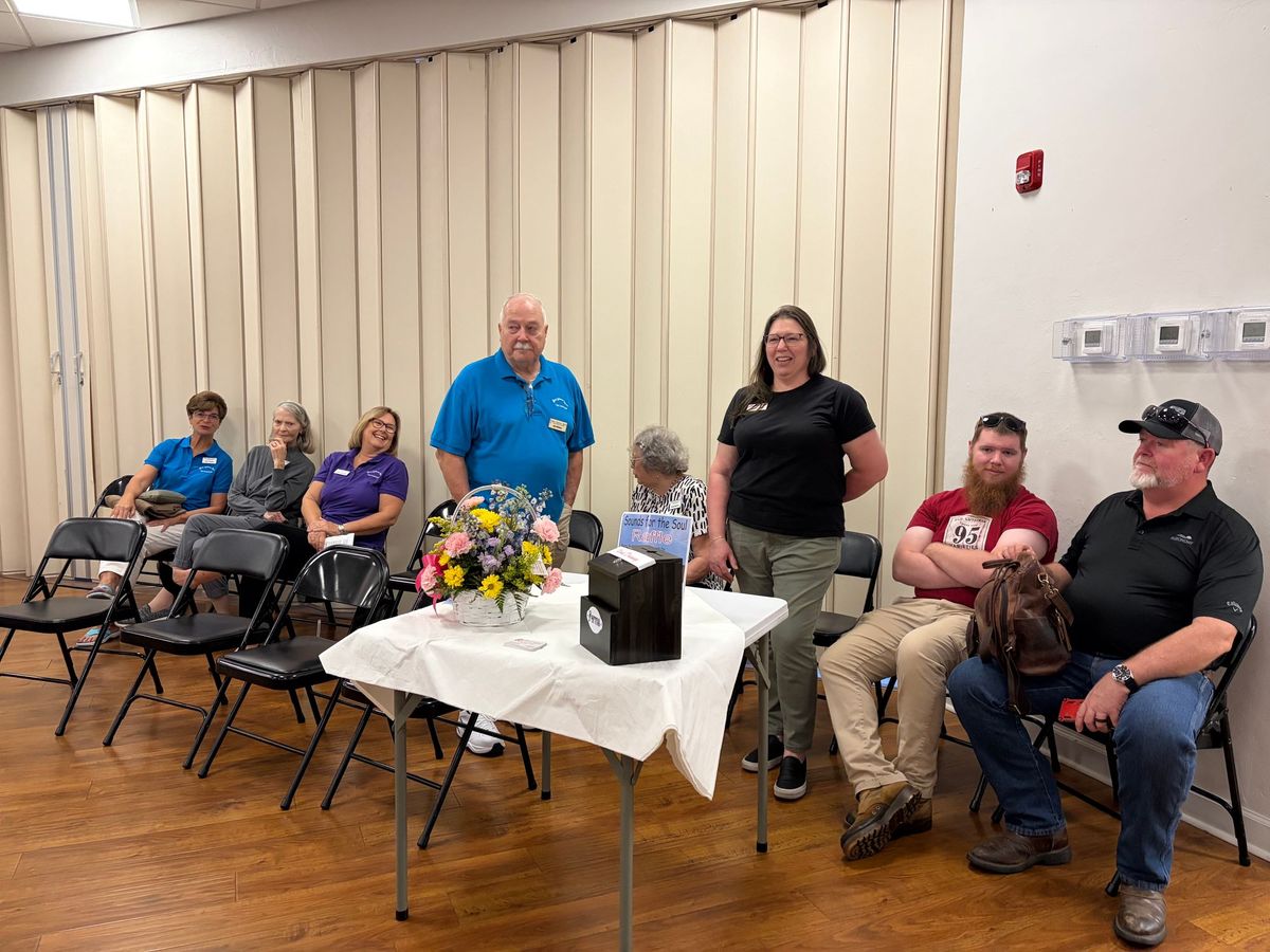 Volunteers awaiting the crowd