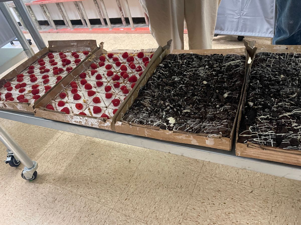 Lot's of desserts on offer today