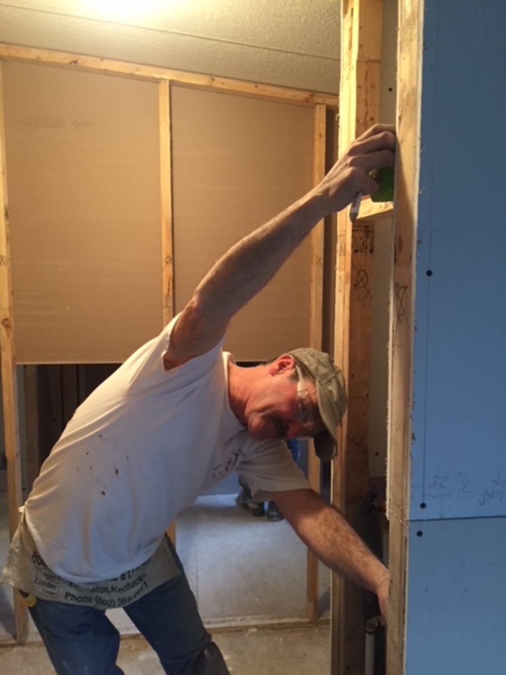 Bret Moye - FUMC Mission Team Volunteer - Looking good the measurements are spot on!