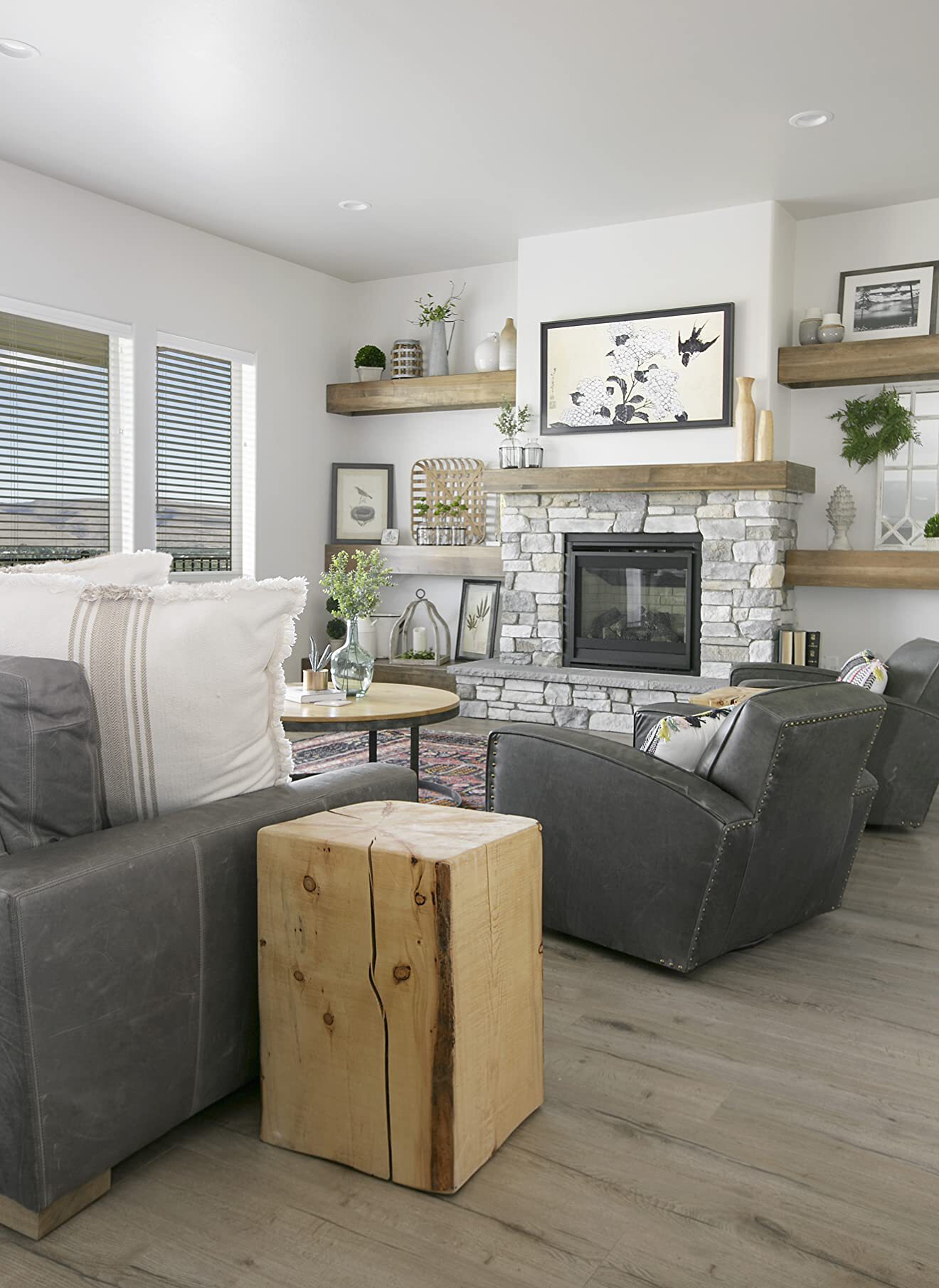 Modern Farmhouse Living Room Rustic Cottage Decor