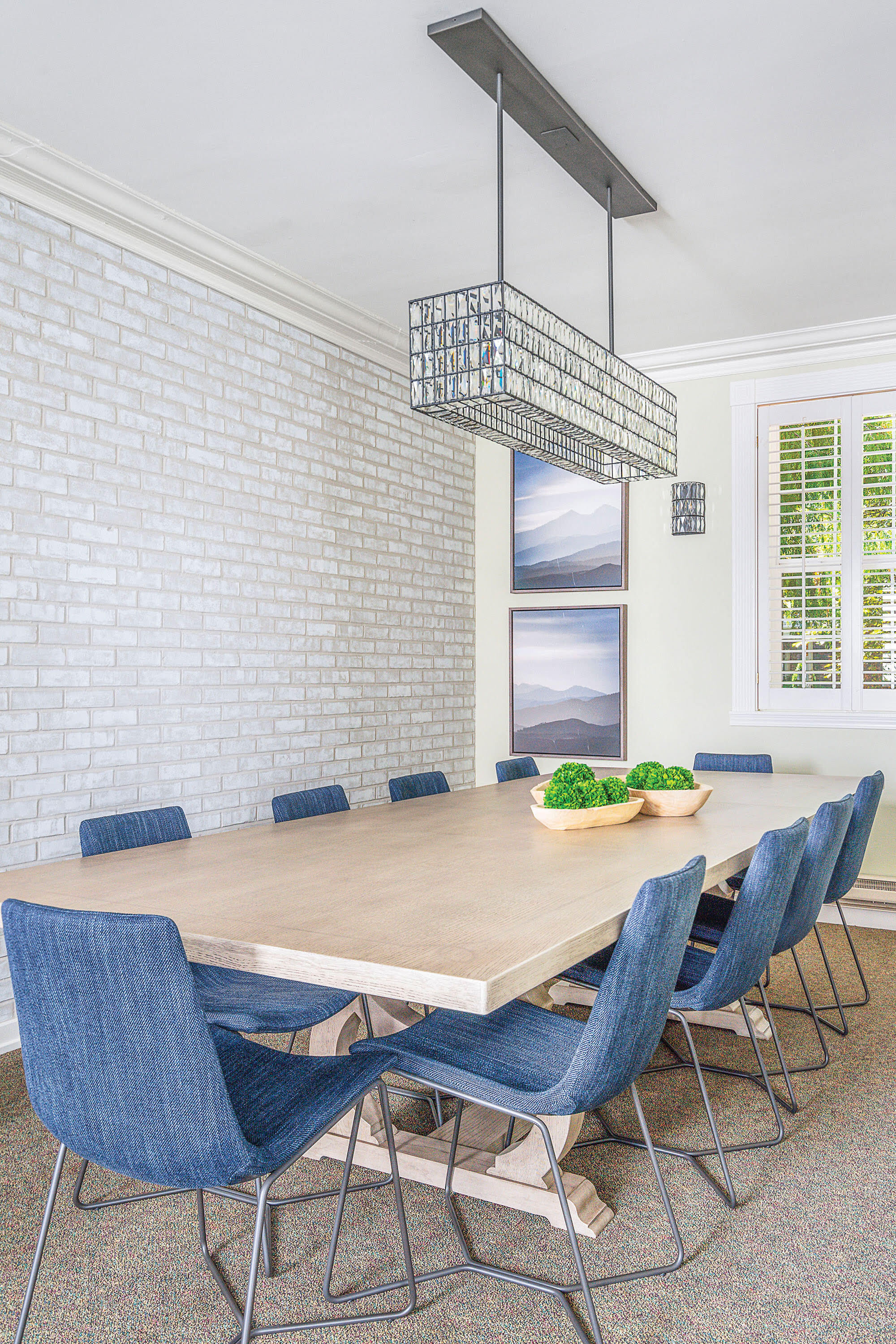 Transitional Large Dining Room