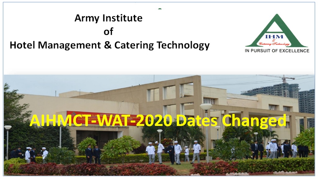 AIHMCT WAT 2020 : Dates changed again