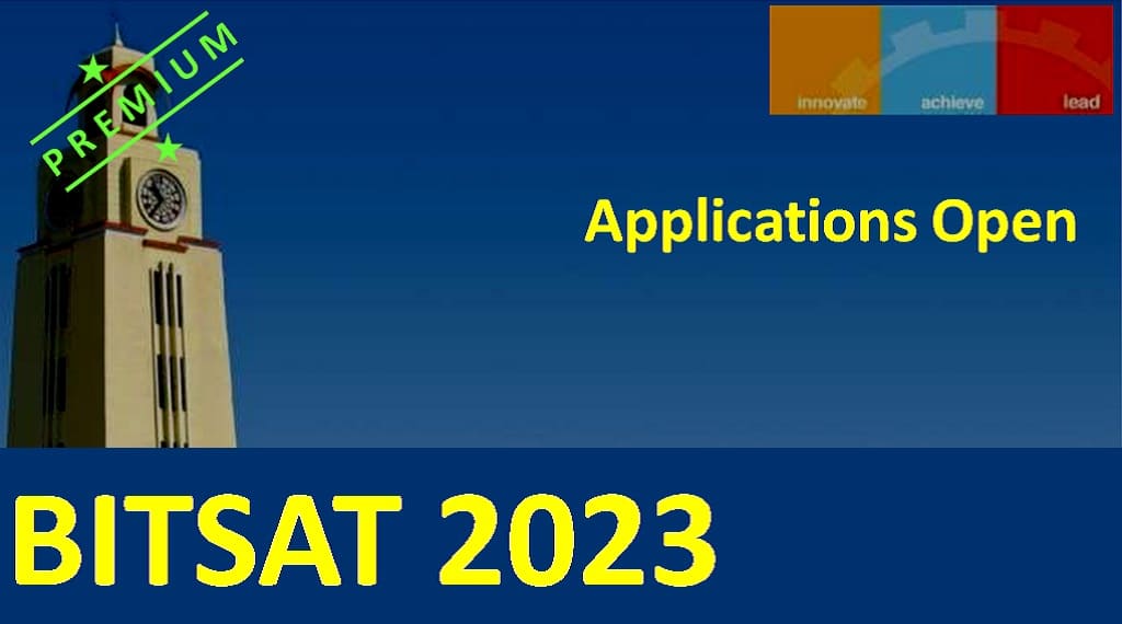 BITSAT 2023 Applications Started