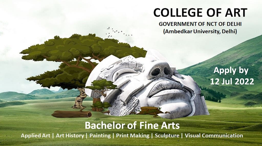 BFA, College of Art, Ambedkar Univ, Delhi, Apply by 12 Jul