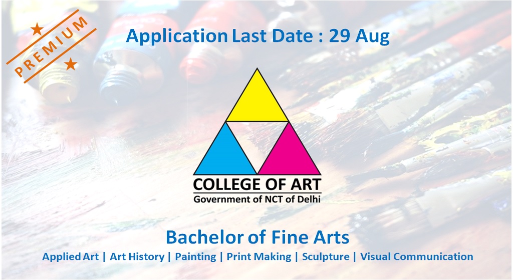 Delhi Univ, College of Art : Last 3 days to apply