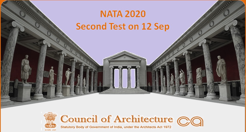 NATA : Second Test on 12 Sep, Apply by 4 Sep