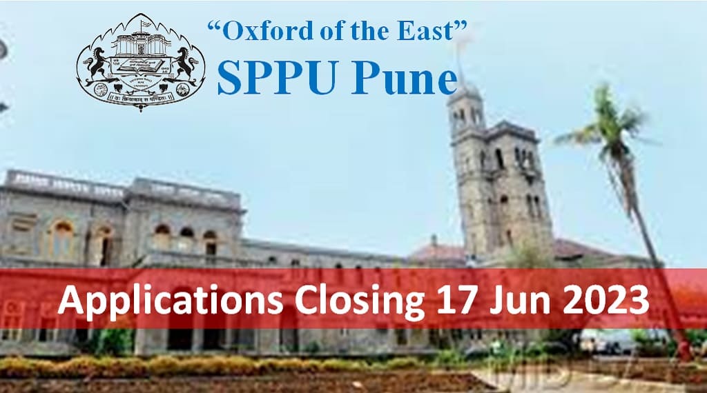 SPPU Pune 2023 Applications Closing 17 Jun