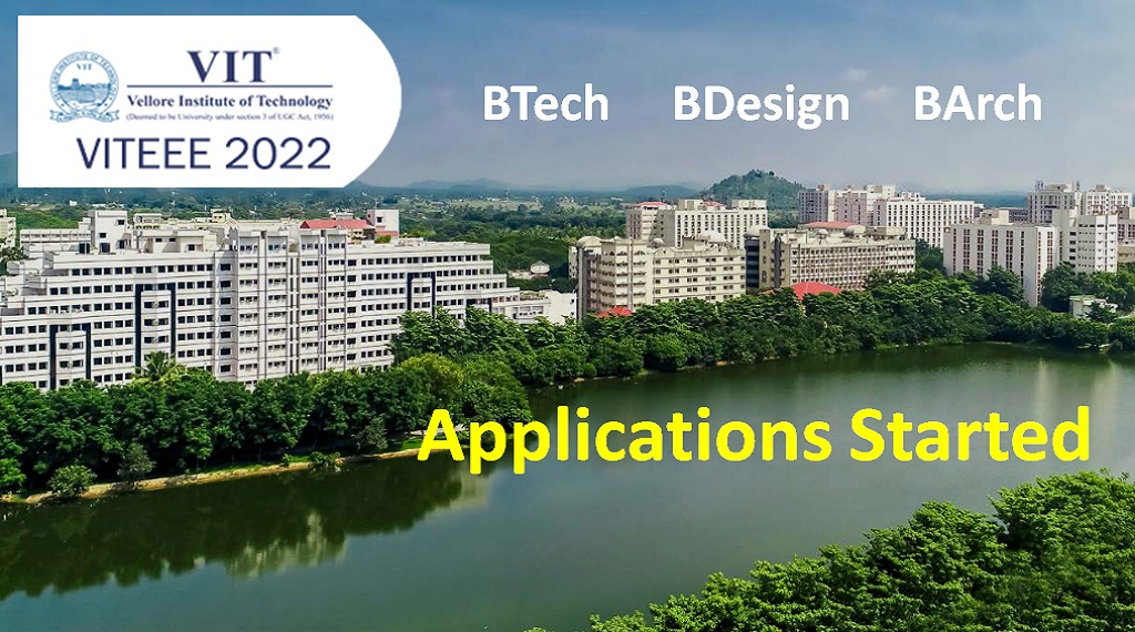 VITEEE 2022 Applications Started, Exam In April