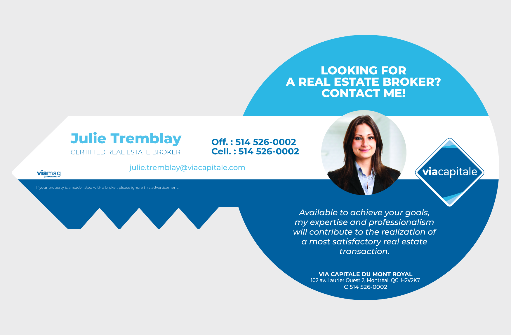 Key-shaped card - For Sale | Viamag