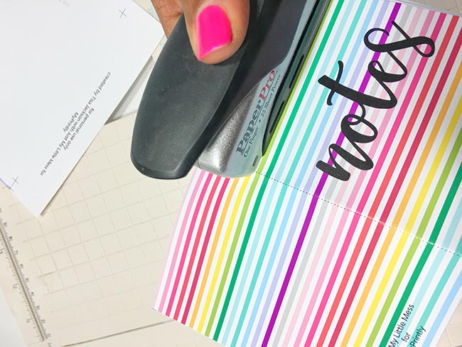 diy mini notebooks myprintly