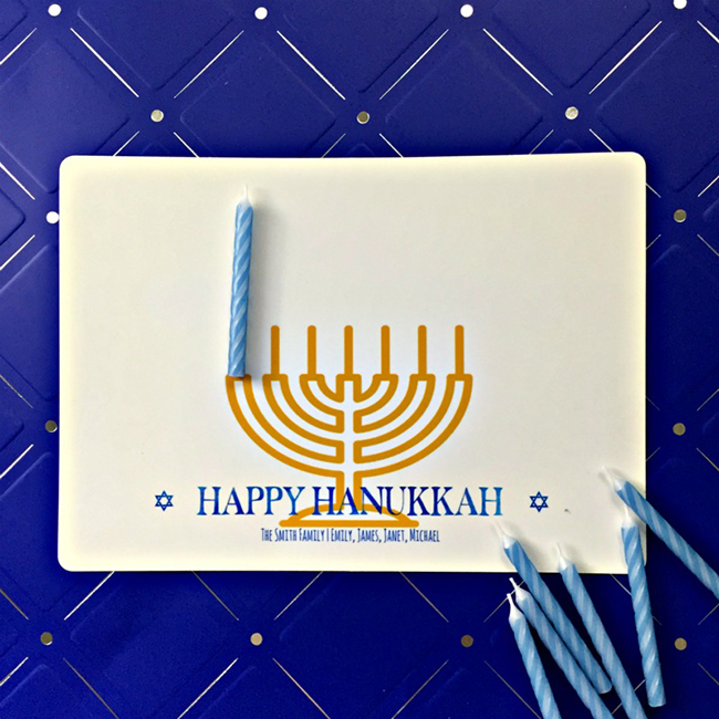 Hanukkah Candle Card Craft