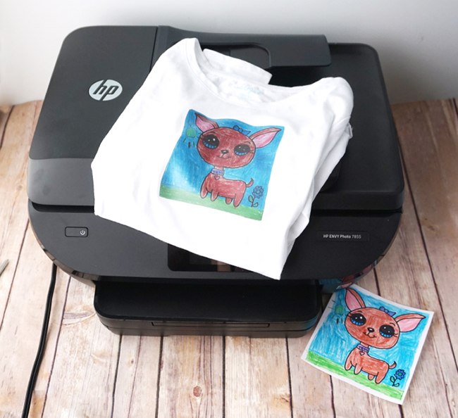 DIY Drawing T-Shirt Transfer
