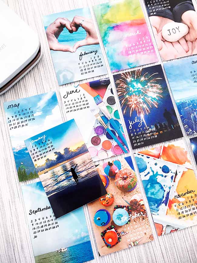DIY Mini Sprocket Calendar