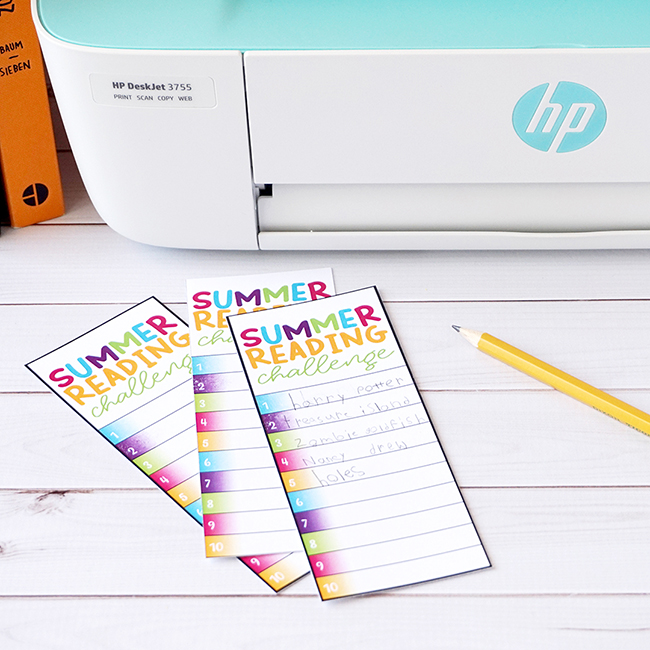 Summer Reading Challenge DIY Bookmarks