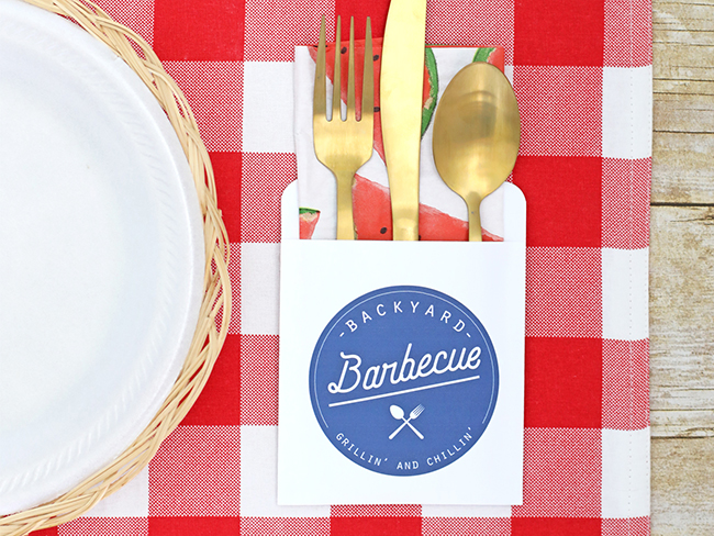 DIY Summer Utensil Pouches