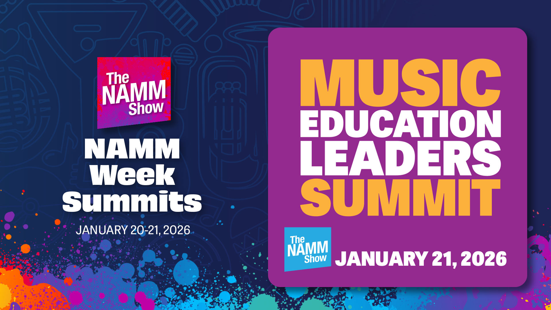 The 2026 NAMM Show | Music Education Leaders Summit