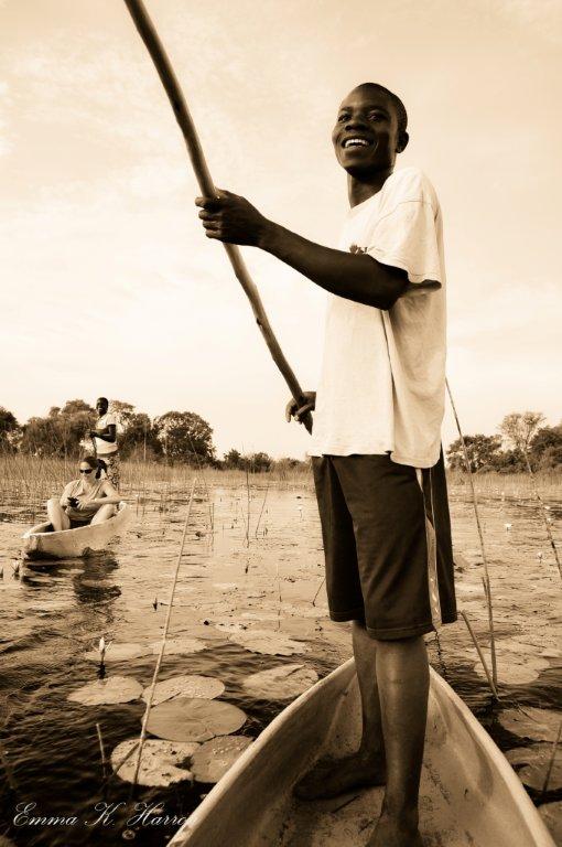 Poler in the Okavango Delta, Botswana
