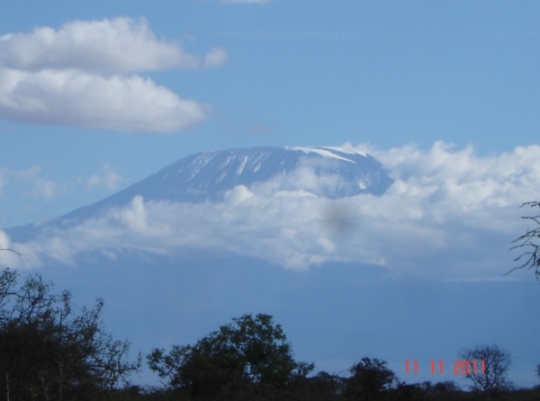 Its a worry that the Kili ice cap is melting
