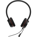 Aurdiculares con micrófono Jabra Evolve 20 MS Stereo, Alámbrico, USB, Negro