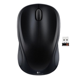 Mouse inalámbrico Logitech M317, 1000 dpi, Negro, Receptor USB, 2.4GHz
