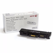 Toner Xerox Phaser 3052, 3260, 3215, 3225, Negro (3K)