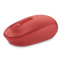 Mouse inalambrico Microsoft Mobile 1850, 1000dpi, Receptor USB, 2.4GHz, Rojo