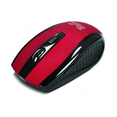 Mouse Inalámbrico Klip Xtreme KMW-340RD, USB, 1600DPI, Rojo