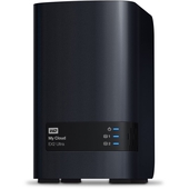 Disco Duro en red Western Digital My Cloud EX2 Ultra, NAS, 2 Bahías Hot Swap, 0TB, max. 16TB, USB 3.0, para Mac/PC. No incluye Discos