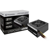 Fuente de Poder Thermaltake LitePower LTP-650AL2NK, ATX, 120mm, 650W