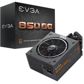 Fuente de poder EVGA 850 BQ, ATX, 850W, 80 Plus Bronze, Semi-Modular
