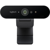Camara web Logitech Brio, hasta 4K HD, HDR, microfono, zoom digital 5x, USB 3.0.