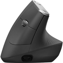 Mouse Inalámbrico Logitech MX Vertical, Ergonómico, 4000 dpi, 4 botones, Negro, USB.