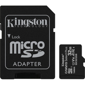 Memoria micro SD Kingston Canvas Select, 32GB, UHS-I Speed Class 1 (U1), con Adaptador SD