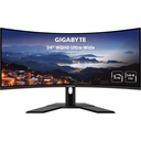 Monitor Gamer Gigabyte G34WQC, 34", 3440 x 1440, 144Hz, 1ms, HDMI 2.0 / DisplayPort 1.4 x2