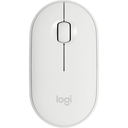 Mouse Inalámbrico Logitech Pebble M350, Bluetooth, 1000 DPI, Blanco