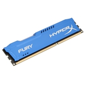 Memoria Ram Kingston HyperX Fury Blue, 4GB, DDR3, 1600 MHz, CL10.