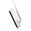 Adaptador inalambrico TP-Link USB TL-WN722N, 2.4GHz, 802.11b/g/n, 150 Mbps, 4 dBi.