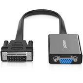 Cable Convertidor de DVI a VGA, DVI-D 24+1, Cable Plano, Windows y MAC