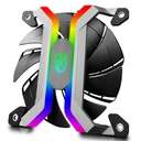 Pack De 3 Ventiladores DeepCool MF120S ARGB, 4 Pines PWM