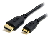 Cable Mini HDMI a HDMI StarTech, Alta Velocidad, Ethernet, 1 metro